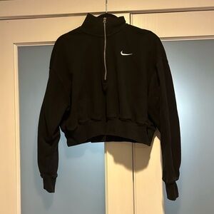 Nike Quarter Zip Crop Sweatshirt